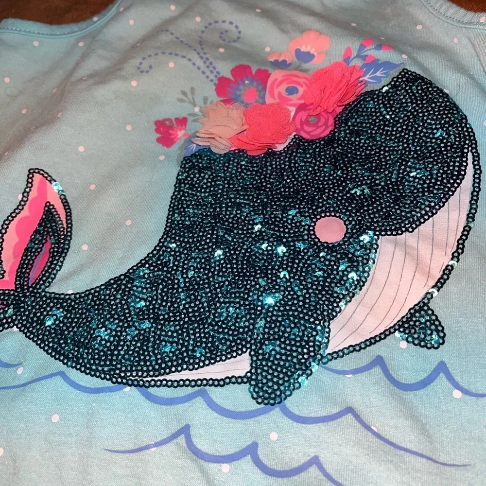 Tommy Bahama little girl whale shirt - Picture 2 of 4